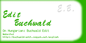 edit buchwald business card